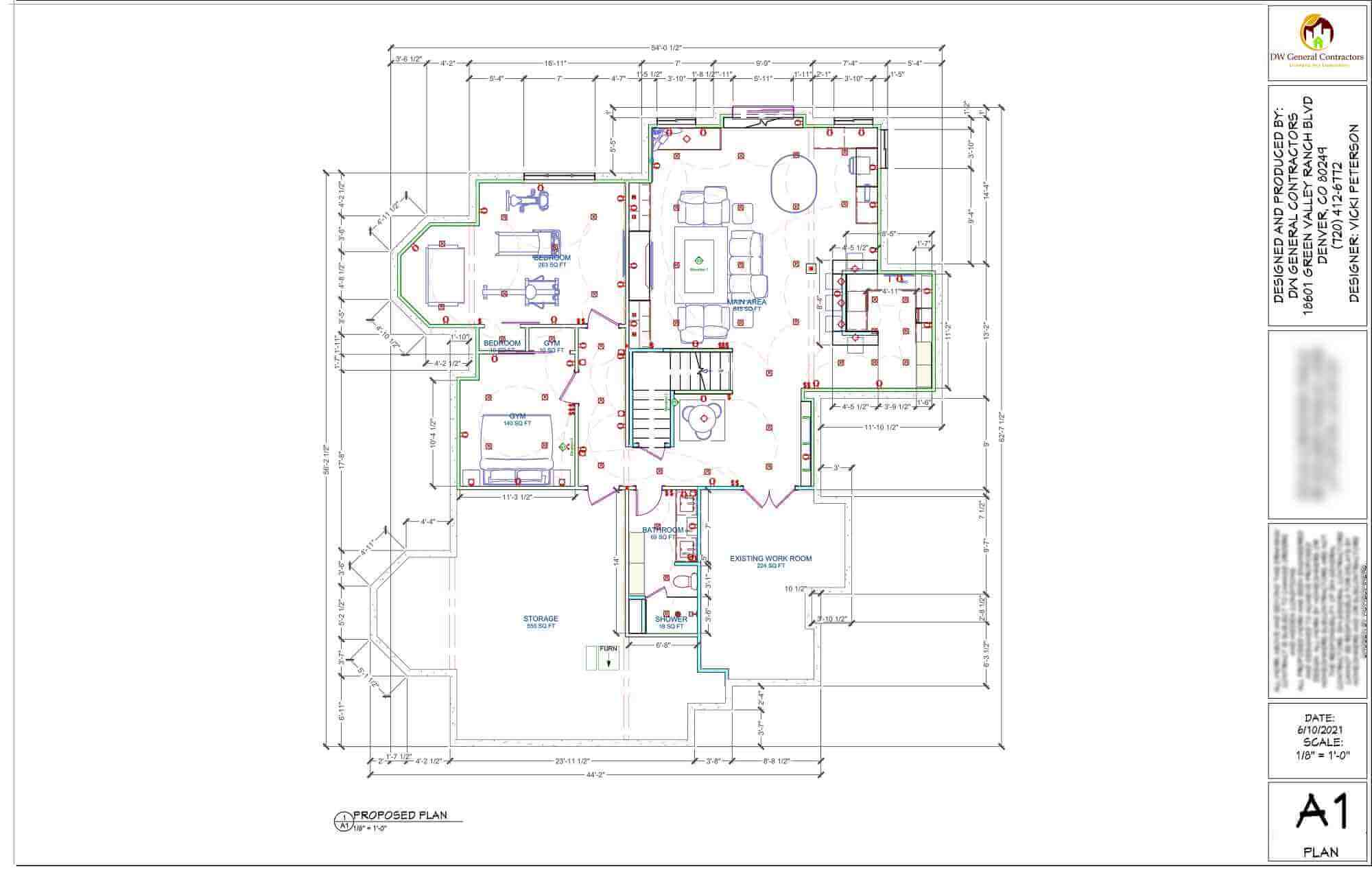 Golden Eagle Basement Floorplan